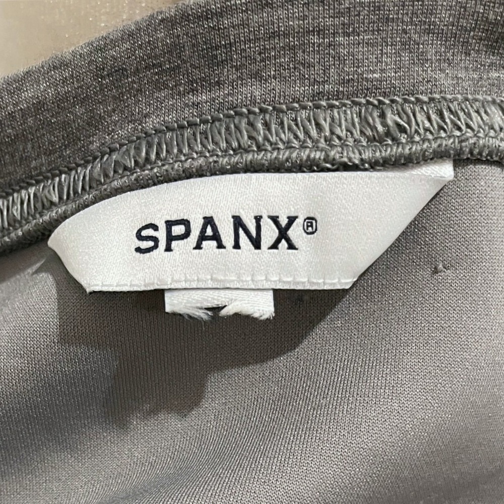 Spanx AirEssentials Gray Long Sleeve Dress L/XL Travel Comfort Wrinkle Resistant - Picture 6 of 9